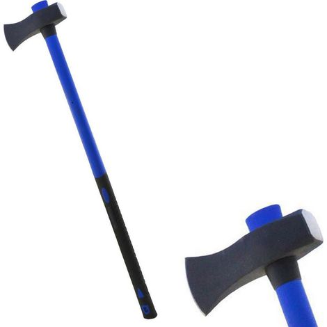 TrAdE Shop Traesio - Mazza Accetta Ascia Spaccalegna 1,5kg Libbre Manico In Abs Professionale -