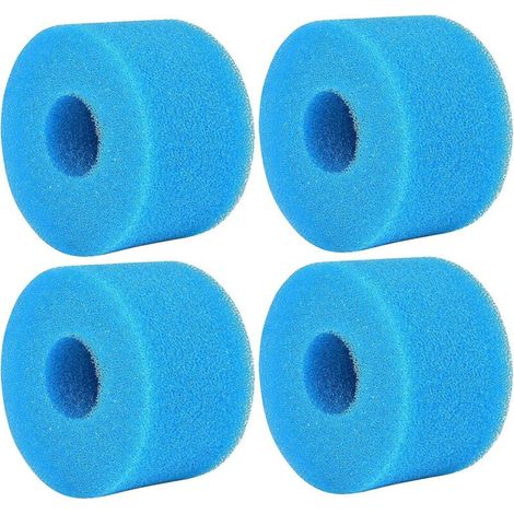 Mousse filtrante réutilisable et lavable pour piscine - 4 pièces, type S1 (1/5)