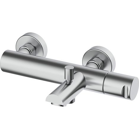 Mitigeur bain-douche Inox Finition robinet: Inox