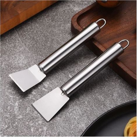 Outil de dégivrage - Acier inoxydable - Pelle de dégivrage - Grattoir à glace - Accessoire de cuisine (1/2)
