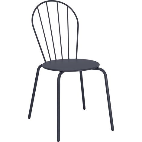 Chaises Adeline bleu ardoise (lot de 4) - BOLERO (1/5)