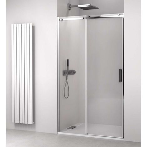 Polysan Thron - Porte per doccia Square 110x200 cm, Antidrop, vetro trasparente/cromo TL5011-5002 (1/5)