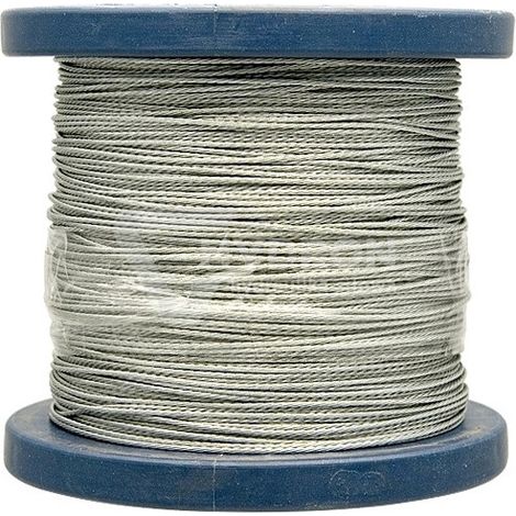 Câble en acier galvanisé, tissage 12 mm, 6 x 19