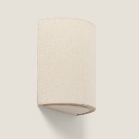 Aplique de Pared de Lino Liva Beige ↑22 cm