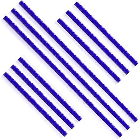 9PCS Bandes en Peluche pour Dyson V6 V7 V8 V10 V11, Soft Plush Stripe Bandes, Bandes de Rechange, pour Dyson Aspirateur Brosse Electrique Bande Autocollante, 3 Longues 6 Courtes Bande (1/3)