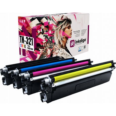 Inkdigo Toner TN321 kompatibel mit Brother DCP-L8400CDN HL-L8250CDN TÜV-zertifiziert (1/5)
