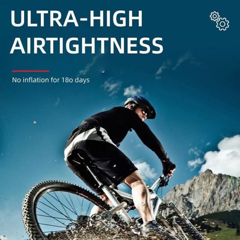 Chambre À Air - 16 Pouces - Valve Coudée En Caoutchouc - Pour Vélos Électriques - 1 Pièce (1/5)