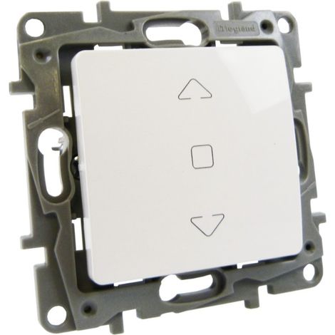 Interrupteur Niloe pour commande directe des stores enrouleurs 10 AX blanc 764511
