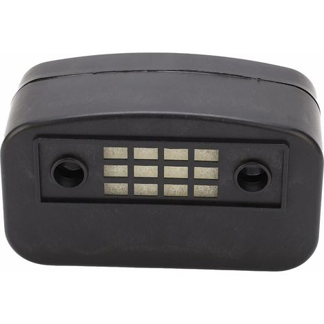 Silencieux de compresseur d'air, filtre de compresseur d'air, silencieux de compresseur d'air de 65mm silencieux de bruit de pompe d'admission filtre d'admission coque en plastique carrée