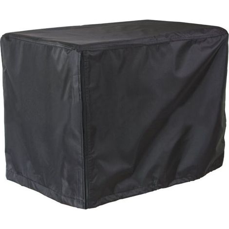 Housse de protection imperméable pour générateur noir 66 x 51 x 51 cm, tissu Oxford en polyester 210D pour générateur et bâche de protection énergétique-Crezuo (1/4)