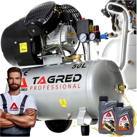 Kit séparateur de compresseur TAGRED 50L V2 + huile haute qualité