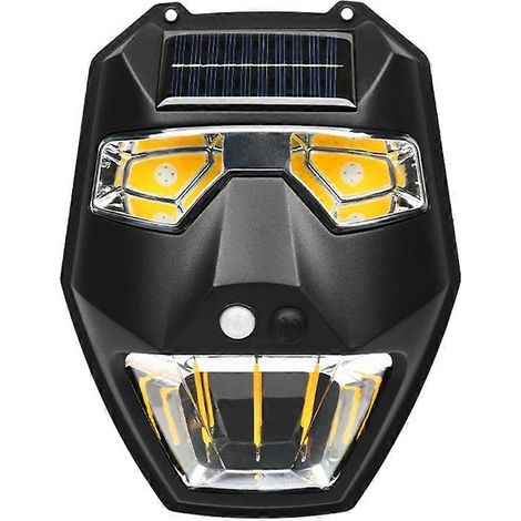 Solar-Außenwandleuchte für den Garten mit intelligentem Sensor, 5 Beleuchtungsmodi, Helligkeitsregelung und Infrarotsensor. (1/5)