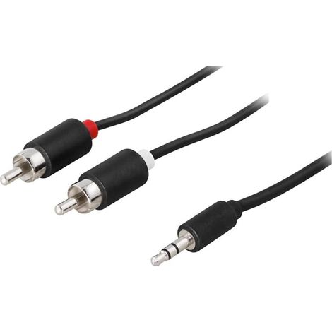 Cable c2g audio jack 3.5mm macho / 2x rca macho 2m
