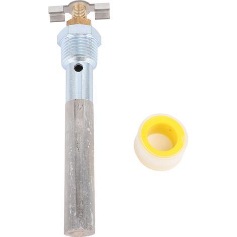 Tige d'anode de chauffe-eau RV avec vanne de vidange, 4.5X1/2 pouces NPT, tiges de conception rapide de remplacement pour Atwood. (1/5)