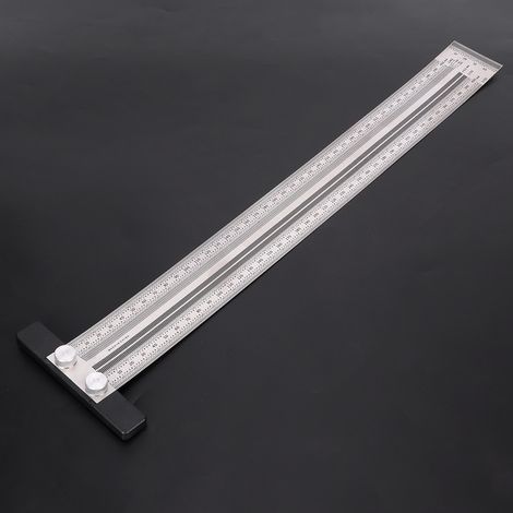 Ligne en acier inoxydable, appareil de mesure d'angle et d'angle, 400 mm (1/5)