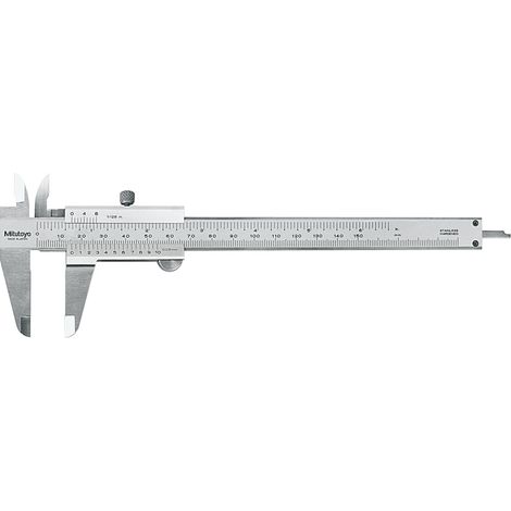 Mitutoyo Nonius Messschieber 0-150mm/0-6", 0,05mm, Metrisch/Inch