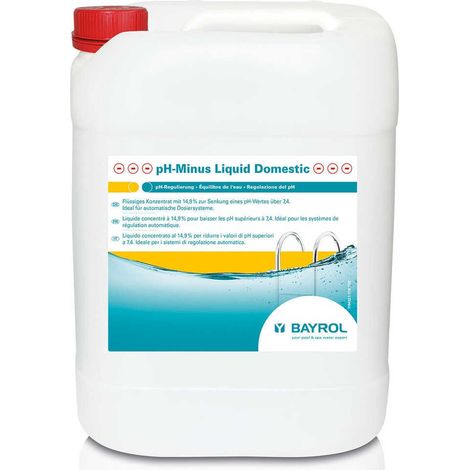pH-Minus Liquid Domestic avec 14,9 % d'acide sulfurique