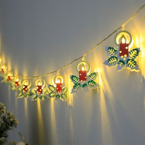 Guirlande Lumineuse LED - 300 cm - 20 Ampoules - Fonctionne sur Piles - Pour Décoration Intérieure et Extérieure - Guirlande (1/5)