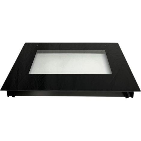 Vitre extérieure noire pour four – Largeur 595mm, Hauteur 450mm, Épaisseur 5mm – Compatible Continental Edison – 20883100 (1/2)