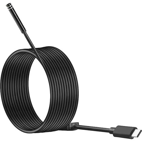 Endoskopkamera, USB Typ C, HD, flexibel, 5,5 mm, 6 LEDs, 2 m (1/5)