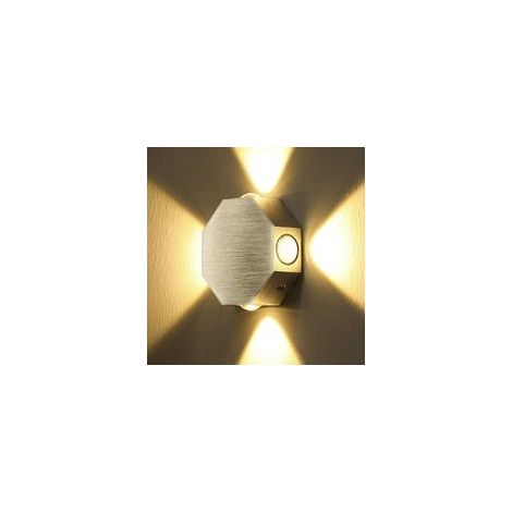 Applique murale LED étanche IP66, blanc chaud 2800K, intérieur/extérieur, salon, couloir – (1/5)