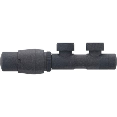 Vanne thermostatique combinée pour radiateur LUXRAD DUO gauche graphite str. (1/3)