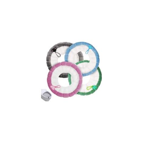 4 Pcs Coussin de Siège de Toilette Siège de Toilette Coussin Couverture de Toilette en Tissu Tapis de Toilette Chaud Couverture Extensible Lavable Protection Couvercle pour Abattant WC Univers (1/5)