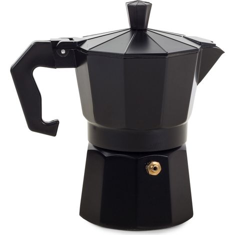 Cafetière Moka, 150 ml, aluminium, 3 tasses, cafetière italienne (1/3)