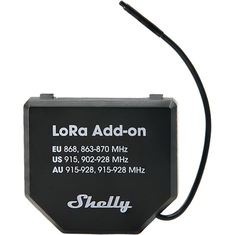 Accesorio de comunicación SHELLY LoRa Add-on que aumenta el alcance.