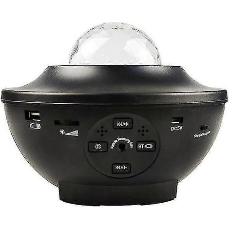 Projecteur de ciel étoilé, projecteur de galaxie, lampe projecteur de planétarium LED, veilleuse pour enfants avec commande vocale/Bluetooth, projecteur d'étoiles LED (1/5)
