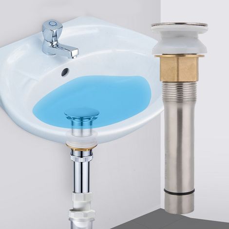 Abflussstopfen aus Messing für Waschbecken, Abflusswerkzeug für Badezimmer (1/5)