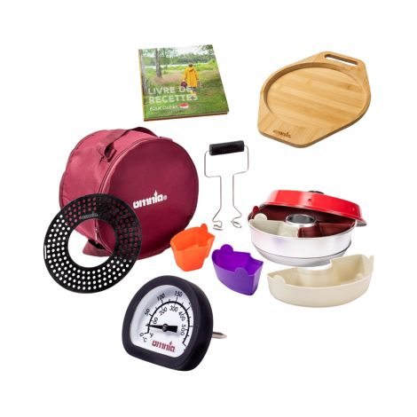 Pack OMNIA Four et accessoires + Thermomètre multifonctions + Dessous-de-plat en bambou + Livre de recettes (1/5)
