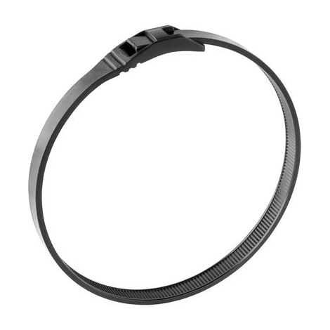Norma 08600620600 Serre-câble 600 mm 7.602 mm noir avec design de la tête arrondi, haute résistance (1/2)