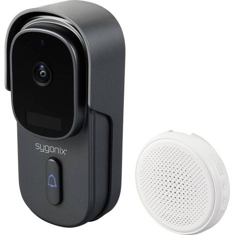 [GEBRAUCHT] B-Ware Sygonix IP Video Türsprechanlage Türklingel WLAN Funk Grau Weiß Smart Home QHD (1/2)