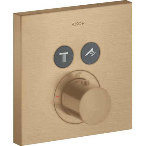 hansgrohe AXOR Starck ShowerSelect Thermostat carré à encastrer (1/2)