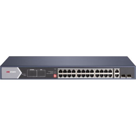Switch Hikvision DS-3E0528HP-E 28 Ports PoE 370W
