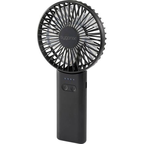 Sygonix Ventilatore portatile 4 W Nero (1/5)