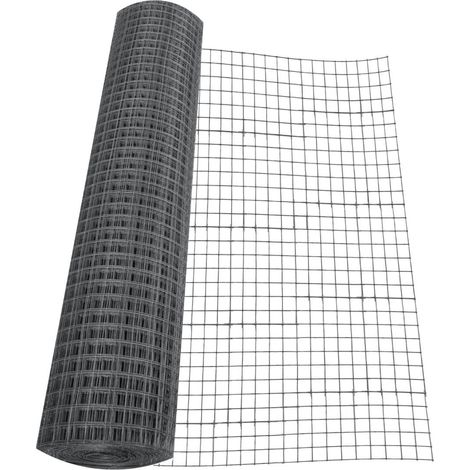 Malla Metálica Cuadrada – Rollo Alambre Multiusos Galvanizado en color Plata (1/5)