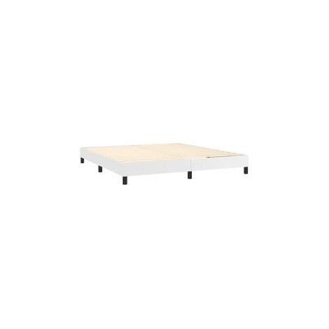 Cadre de lit Blanc 160x200 Similicuir (1/5)