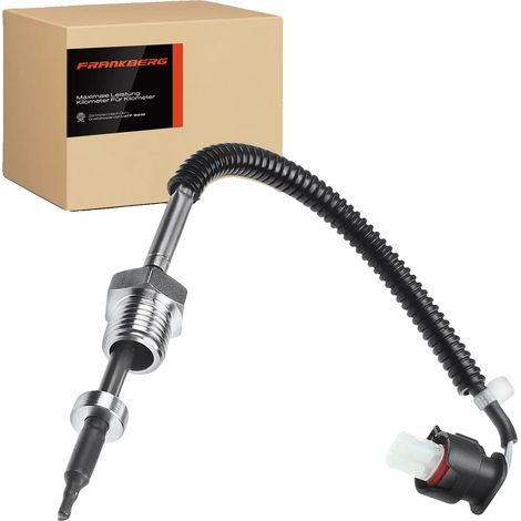 Sensor de temperatura, longitud del cable 130 mm, tipo de conector ovalado, número de contactos 2, tamaño de rosca M14, tamaño de llave 17 (1/5)