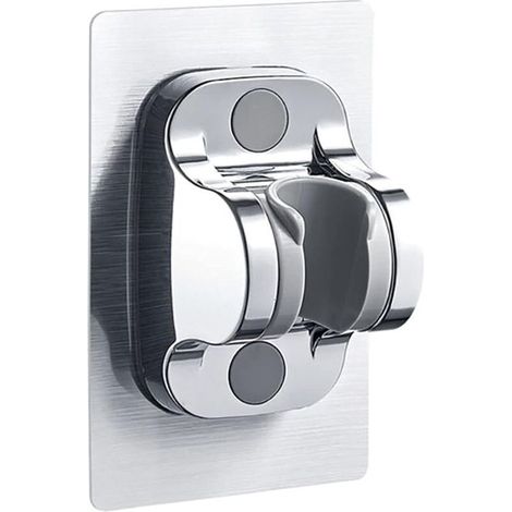 Support pommeau de douche Angle Réglable 12cm Panneau Surdimensionné Adhésif Fort (1/4)
