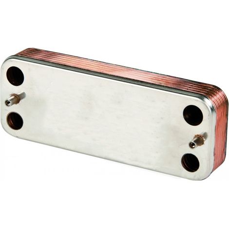 SCAMBIATORE 12 PIASTRE ZILMET 17B2071213 VAILLANT SAUNIER DUVAL (1/2)