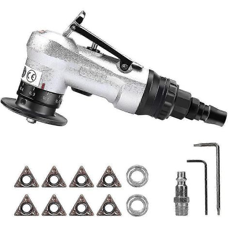 Mini Pneumatic Chamfering Tool With Replace Blades Inserts And Bearings, 45 Degree Air Chamfer Debu( ) (1/5)