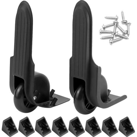 ® 2 Pièces Roues de Rechange pour Valises, Roues de Valise, Roues de Rechange pour Valises à Coque Rigide et Souple (1/5)