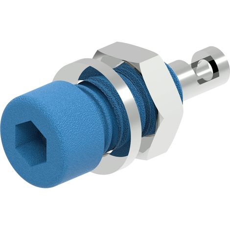 Electro PJP 224-M5-C-CD1-BL Fiche femelle de laboratoire Ø de la broche: 2 mm bleu 1 pc(s) (1/2)