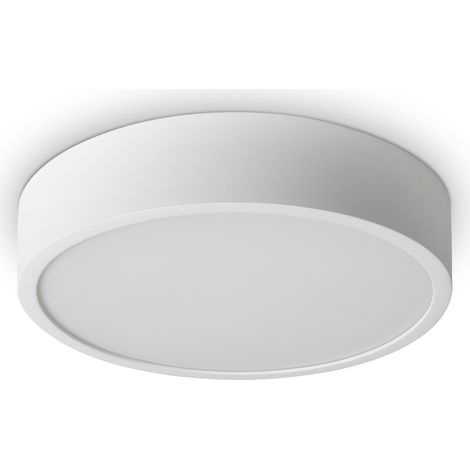 Paco Home LED Lampe Deckenleuchte Deko Wohnzimmer Schlafzimmer Esszimmer Büro Modern Weiß 1, Ø30cm