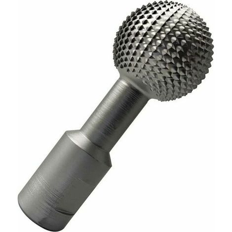 Herramienta esférica para tallar ranuras en madera, fresa rotativa esférica, lima rotativa esférica de acero para amoladoras de taladro, pulido y grabado, 14 mm (1/2)