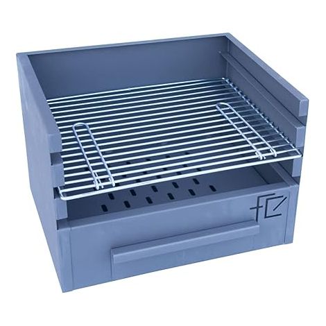 FLORES CORTES - Cajón Barbacoa 3 Alturas 800 x 450 mm. para Leña y Carbón