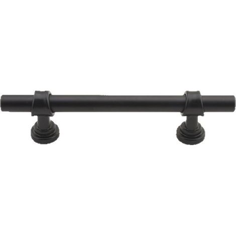 2 tiradores negros mate para muebles, armarios, cocinas y cajones. (1/5)