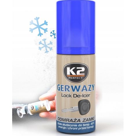 K2 - gerwazy - antighiaccio per serrature -60°C - 50 ml (1/5)